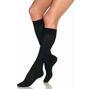   15 mmHg, Knee High Support Sock, Black, Small