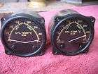 NICE MATCHED PAIR OF WWII DUAL CYLINDER HEAD TEMP GAGES