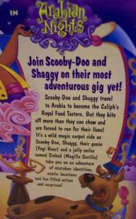 Scooby Doo IN ARABIAN NIGHTS VHS VIDEO  