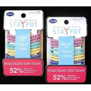  Goody Stay Put Ponytail Elastics, 10 Pieces (2 Pack Value 