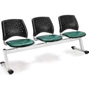  OFM 323 VAM Stars 3 Beam Seating with 3 Vinyl Seats 