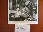 Robert Stack Autographed 3X5 / 10X8 Glossy B&W Western Still/My Outlaw 
