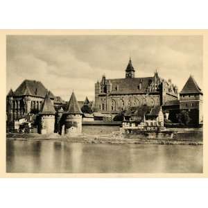   Castle Poland Teutonic Knights   Original Photogravure