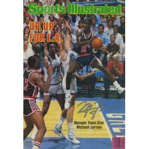   Jordan Olympic Basketball Sports Illustrated Autograph Poster   7/23