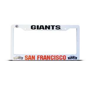 San Francisco Giants Mlb Plastic license plate frame