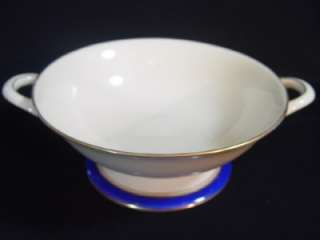 RS Tillowitz Germany Footed Handle Round Vegetable Bowl  