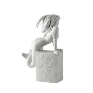   Copenhagen Zodiac Capricorn Female White Figurine