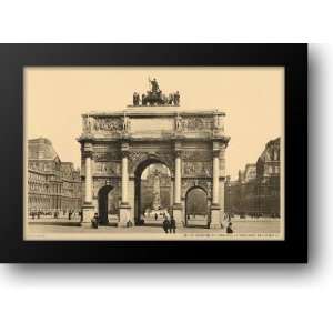  Carousal Triumphal Arch and Monument Gambetta 33x24 Framed 