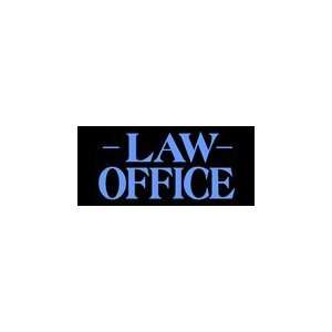  Law Office Simulated Neon Sign 12 x 27: Home Improvement