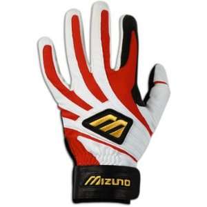  Mizuno Vintage Pro Batting Glove ( sz. L, Red/White 