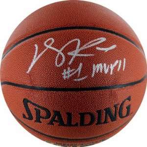  Rose Autographed MVP 11 NBA I/O Basketball: Sports Collectibles