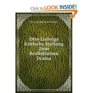   Stellung Zum Realistischen Drama Netta Wilhelmine Haffner Books