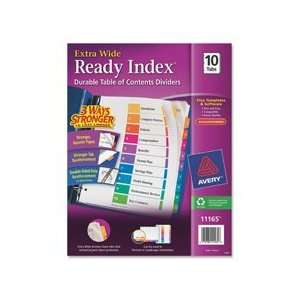  Avery Xtra Wide Multi Table of Cont Index Dividers Office 