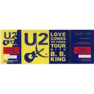  U2 Full Unused Ticket   New Zealand 11/1/89 Sports 