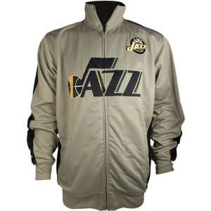  Utah Jazz Pro Track Jacket (Grey): Sports & Outdoors