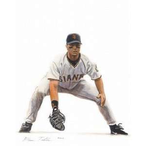 Snow San Francisco Giants Giclee on Canvas  Sports 