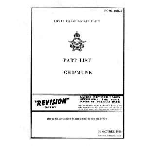   Chipmunk Aircraft Part List Manual: De Havilland Canada: Books