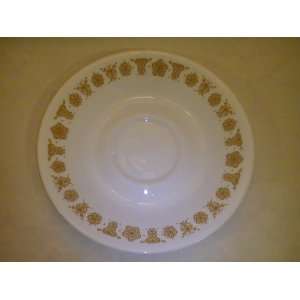  Corelle Butterfly Gold Saucers   Four (4) Saucers 