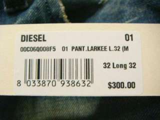 BNWT DIESEL Mens Larkee Straight 2010 Bonus 8F5 Jeans  