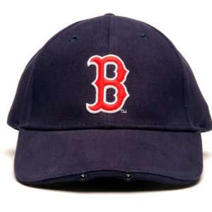  MLB Boston Red Sox LED Flashlight Adjustable Hat: Sports 
