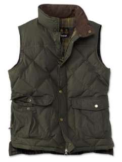  Barbour Down filled Waxed Gilet Clothing