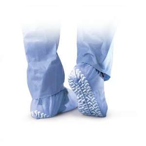    skid polypropylene shoe covers, BLUE, FITS UPTO MENS SZ 15, 200/CS