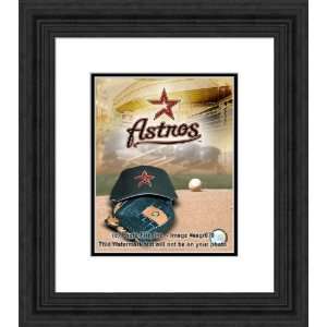  Framed Logo/Cap Houston Astros Photograph Sports 