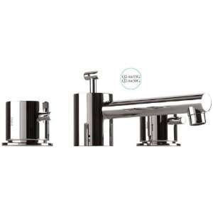   Faucets Q2 6450 Q2 Widespread Faucet W 4 1 2 Spout Brushed Nickel