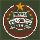alien aliens uscm sulaco t shirt army green sm xlg