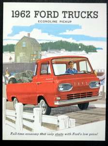 Ford 1962 Econoline Pickup Truck Sales Brochure  