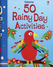 Usborne 50 Rainy Day Activities Hardcover Spiral Book 9780794524647 