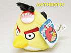 Angry Bird soft plush toy with sound 5 brand new YELLO