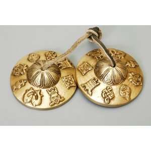  Asta Mangala   Set of Tibetan Cymbals (Tingsha) Health 