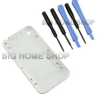 New White Back Housing Case Cover for iPhone 3GS 32GB USA+TOOLS  
