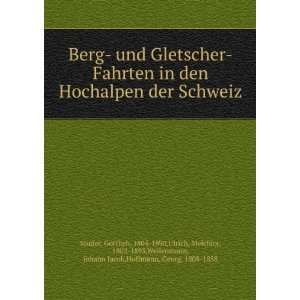   , Johann Jacob,Hoffmann, Georg, 1808 1858 Studer  Books