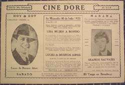 1935 Movie Program CARLOS GARDEL Luces de Buenos Aires  