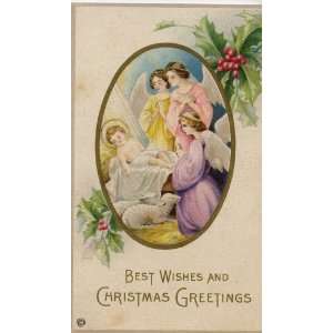  Vintage Christmas Angel Post Card 