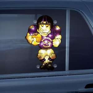 BSS   Baltimore Ravens NFL Two Sided Light Up Car Window Decoration (9 
