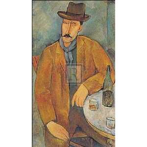  Amedeo Modigliani   Man With A Wine Glass