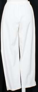 NWT EILEEN FISHER White Str Twill Slim Ankle Pants 2X  