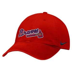  Nike Atlanta Braves Red Campus Hat