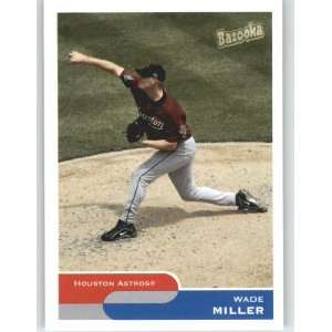  2004 Bazooka #164 Wade Miller   Houston Astros (Baseball 