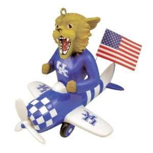   Wildcats NCAA Mascot Airplane Resin Ornament