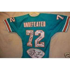   Undefeated Team Autographed Jersey   Autographed NFL Jerseys Sports