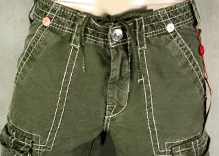 True Religion Jeans ANTHONY Cargo PANTS green or Black  