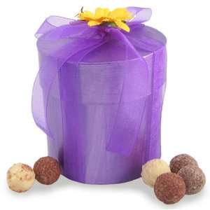 Hand Painted Box 36 Assorted Mini Truffles  Grocery 