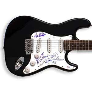  THE STOOGES Iggy Pop Plus Autographed Signed Guitar PSA 
