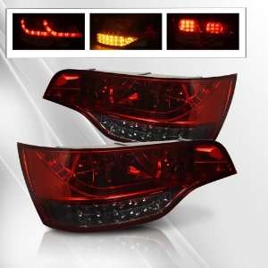 Audi Q7 07 08 09 LED Tail Lights ~ pair set (Smoke/Red)