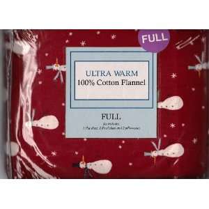  Divatex Ultra Warm Winter Cotton Flannel Full Sheet Set 