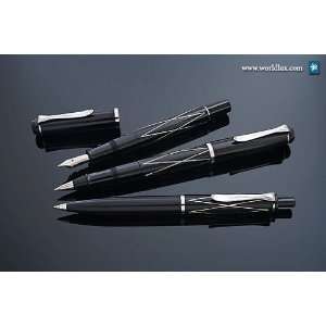  Pelikan K215 Ballpoint Pen Black/Silver Arts, Crafts 